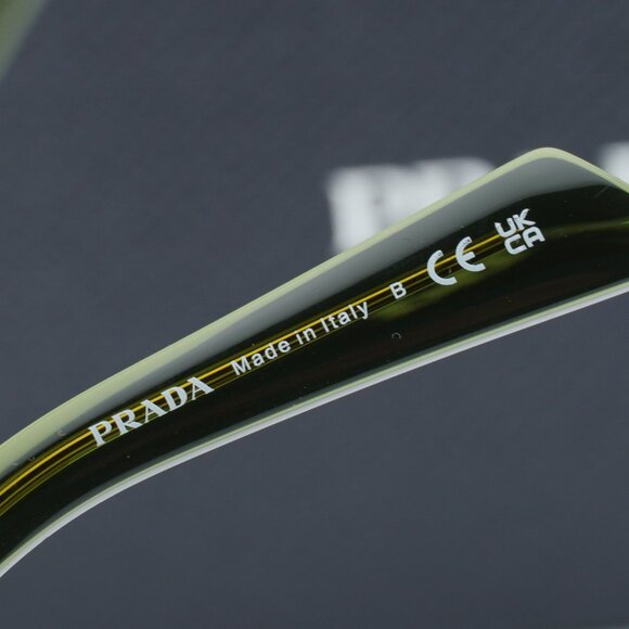 Prada PRB05V 19Z1O1 Rectangle Eyeglasses 54mm - Transparent Bottle - Picture 10 of 10